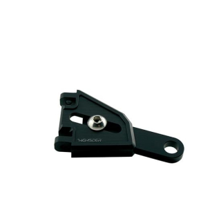 HIGHSIDER CNC Alu Lampenhalter Set EXTEND für Ø 35-37 mm, längenverstellbar, schwarz, 220-810402