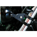 HIGHSIDER CNC Alu Lampenhalter Set EXTEND für Ø 35-37 mm, längenverstellbar, schwarz, 220-810402