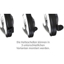 HIGHSIDER 7 Zoll LED-Hauptscheinwerfer FRAME-R1 Typ 8, schwarz, seitliche Befestigung, 223-256