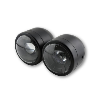 SHIN YO LED Hauptscheinwerfer TWIN, schwarz, seitliche Befestigung, 223-432