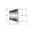 HIGHSIDER LED Hauptscheinwerfereinsatz Typ 4, DRL, 7 Zoll, 226-018