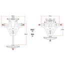 HIGHSIDER AKRON-RS PRO für KTM 690 SMC / Enduro / R, inkl. Kennzeichenbeleuchtung, 280-308HP