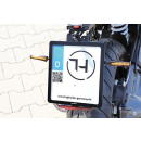 HIGHSIDER CNC Kennzeichen Halteplatte mit Uni- Halter Typ...