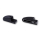 HIGHSIDER CNC Verkleidungsspiegel Adapter FB-1 kurz, schwarz, Set, 304-029