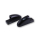 HIGHSIDER CNC Verkleidungsspiegel Adapter FB-1 kurz, schwarz, Set, 304-029