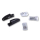 HIGHSIDER CNC Verkleidungsspiegel Adapter FB-1 lang, schwarz, Set, 304-030