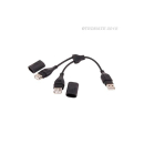 OPTIMATE Adapterkabel USB-Stecker auf 2x USB-Kupplung...