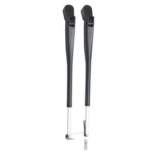 Vetus Parallelwischerarm, schwarz, 306-393mm DINPD