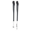 Vetus Parallelwischerarm, schwarz, 306-393mm DINPD