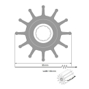 Johnson Impeller für F95 Pumpe, Neopren 09-820B