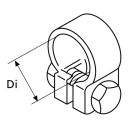 Webasto Rohrklemme D24-26 Edelstahl 1320165A