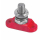 BEP isolierte Bolzen einzeln 1x10mm positiv rot IS-10MM-1R