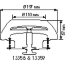 PLASTIMO DECKSLUEFTER KOMPLETT MIT INOXHAUBE 13358