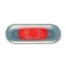 Hella LED Stufenleuchte rot rostfrei poliert 2XT 959 680-711