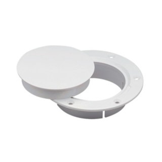 Marinco 3 WHITE SNAP-IN DECK PLT N10863DW