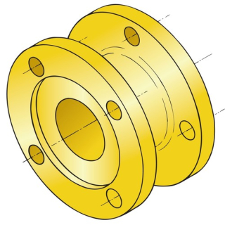 Vetus Zwischenflansch 2A FLANGE2A