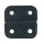 PLASTIMO 2 NYLONSCHARNIERE 70X40 SCHWARZ 16667
