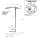 Veratron VDO 310 MM  STAINLESS STEEL,LIQUID LEVEL...