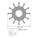 Johnson Impeller für F5 Pumpe, MC97/EPDM 09-1027B-10