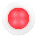 Hella LED RND SL ROT 12V WHT RIM 2XT 980 507-241