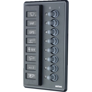 Vetus Schalterpaneele für 8 Sicherungen/Automatik- P8FA