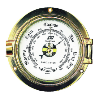 PLASTIMO 3 ZOLL BAROMETER MESSING 12767