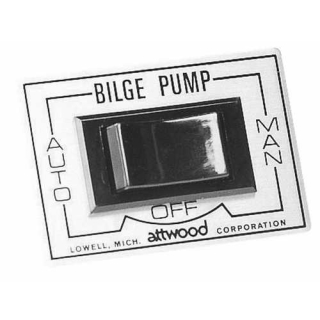 PLASTIMO 3-WEGE-SCHALTER FUER BILGENPUMPEN 13293