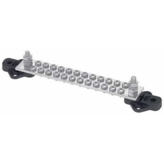 BEP Sammelschiene einzeln 24x 4mm Schraubklemme BB-24W-2S