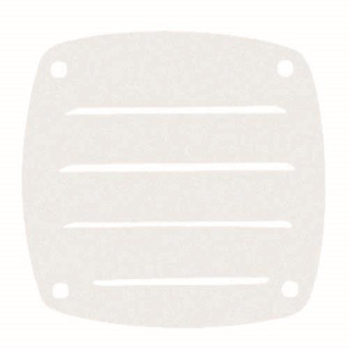PLASTIMO VENTILATION GRILLE NYLON WHITE 84X84 424932