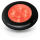 Hella LED RND SL ROT 24V BLK RIM 2XT 980 508-251
