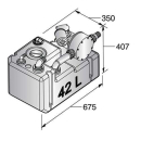 Vetus Schmutzwassertanksystem 42L/24V WWS4224B