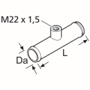 Webasto Rohrstutzen Thermostat mit Gewinde M22x1, 1320792A