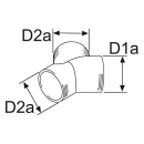 Webasto Wanddurchführungsadapter D60 1320923A