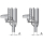 Vetus Edelstahlschrauben M5x25 für Bullaugen SET0095