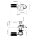 Maxwell verti. Ankerwinde mit Spill RC8-6, 12V P102552