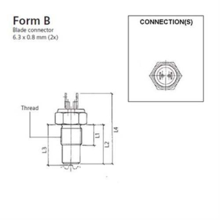 Veratron VDO Induktiv Drehzahl  Geschwindigkeit Se 340804007003C