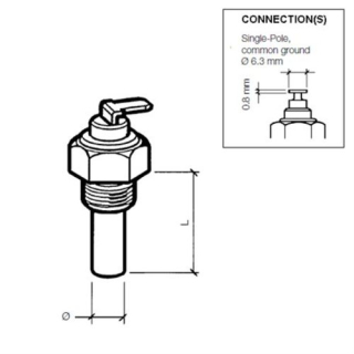 Veratron VDO Öltemperatursensor 200°C - M10 323801003001D