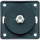 Philippi  FD koax, braun Verbinderdose 609451951