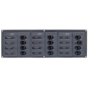 BEP Trennschalter-Panel DC 12V, 12-fach, horizonta 902NMH