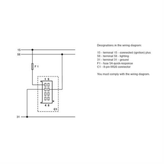 Vetus Mückengitter und Gegenring HCM4633