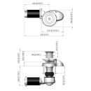 Maxwell verti. Ankerwinde mit Spill RC8-6, 24V P102553