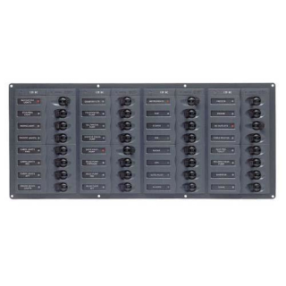 BEP Trennschalter-Panel DC 12V, 32-fach, horizonta 906NMH