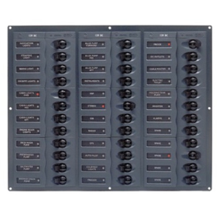 BEP Trennschalter-Panel DC 12V, 36-fach NC36NM