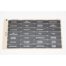 BEP Label Aufkleber Set für Schaltpanel SET-5N