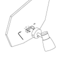 Prebit LED-Anbauleuchte R1-2, D2W,CG, WH 21114305