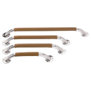 PLASTIMO HANDLAUF INOX + LEDERUEBRZUG 280 MM 106859