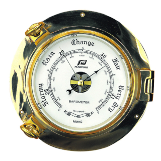 PLASTIMO 6 ZOLL BAROMETER MESSING 12762