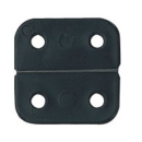 PLASTIMO NYLONSCHARNIERE SCHWARZ 40X40 16671