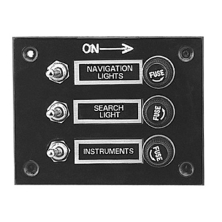PLASTIMO SWITCH PANEL 6 GANG 12V 175530
