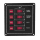 PLASTIMO SWITCH PANEL 4 GANG BLACK 175535